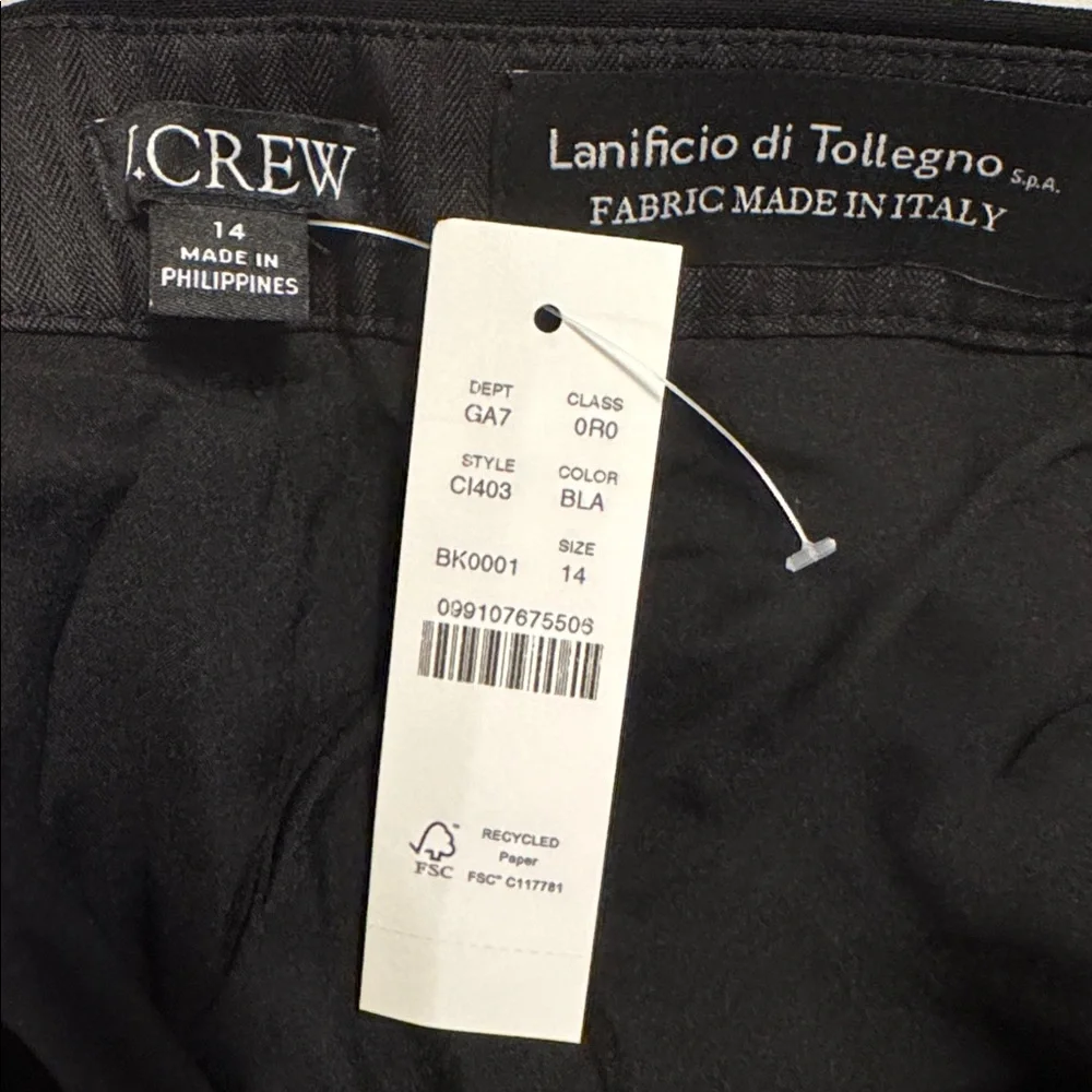 J.Crew Kaya pant in Italian stretch merino wool blend CI403